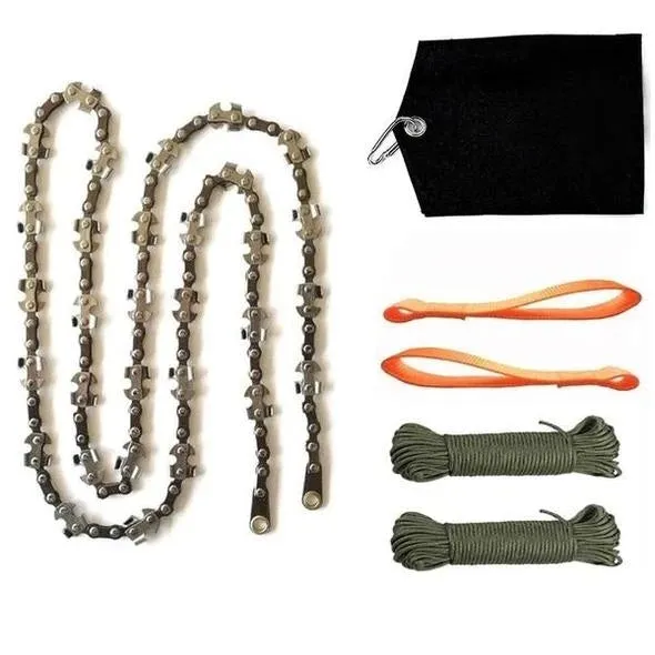 24-Inch Portable Hand Chain Saw | Outdoor Survival and Garden Wire Saw