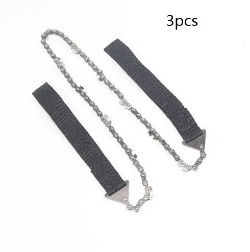24-Inch Portable Hand Chain Saw | Outdoor Survival and Garden Wire Saw