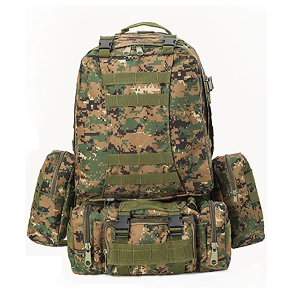 800D Tactical MOLLE 4-in-1 Multi-functional Combination Backpack 50L