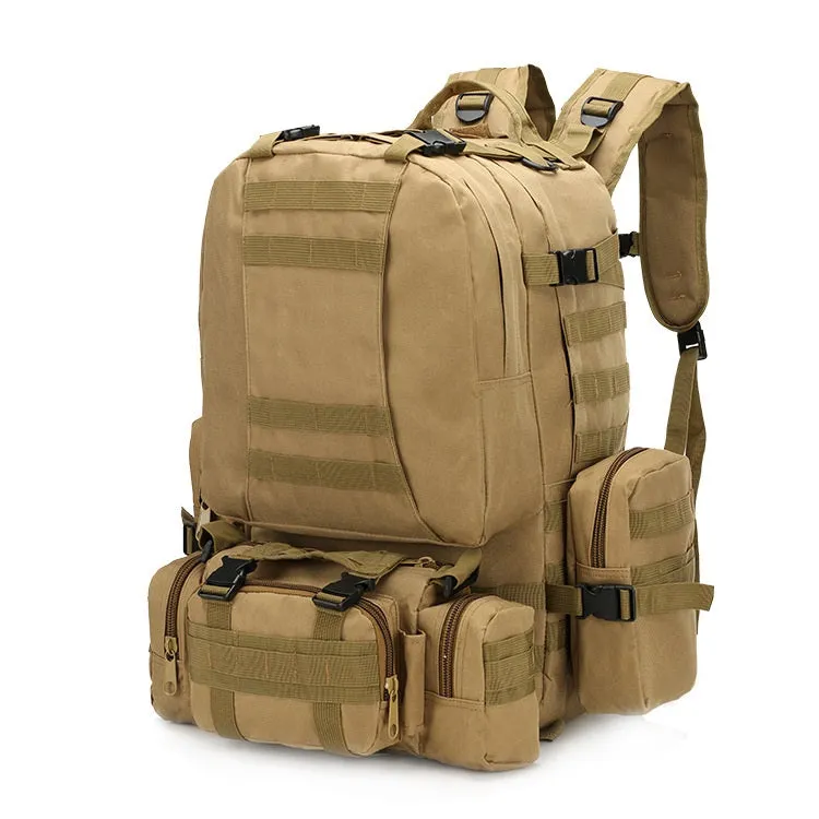 800D Tactical MOLLE 4-in-1 Multi-functional Combination Backpack 50L
