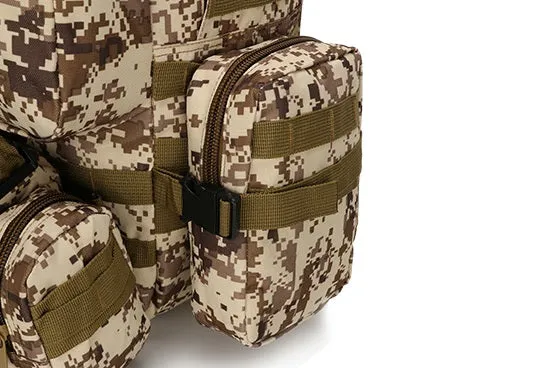 800D Tactical MOLLE 4-in-1 Multi-functional Combination Backpack 50L