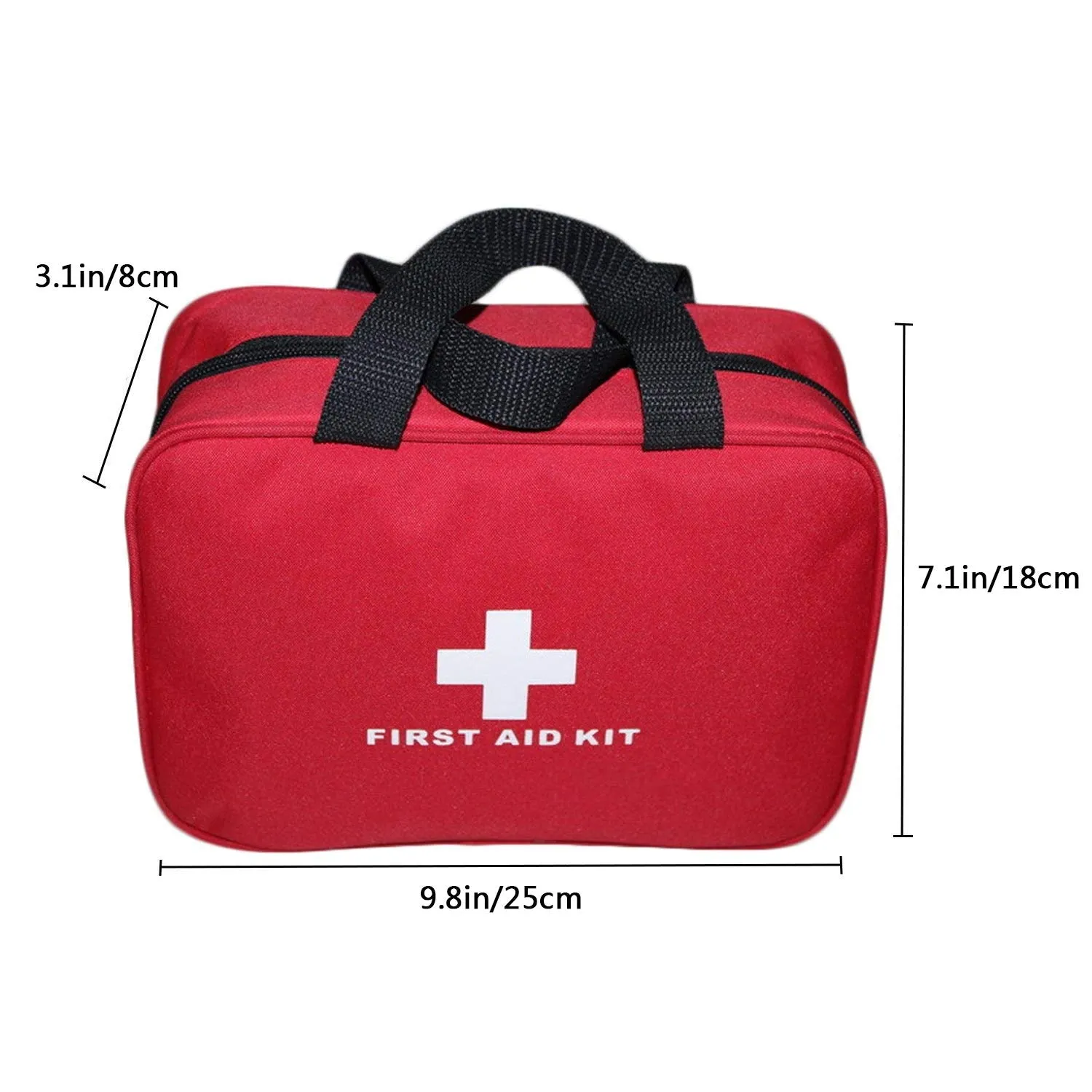 Aoutacc Nylon First Aid Empty Kit,Compact and Lightweight First Aid Bag for Emergency at Home, Office, Car, Outdoors, Boat, Camping, Hiking(Bag Only) 1