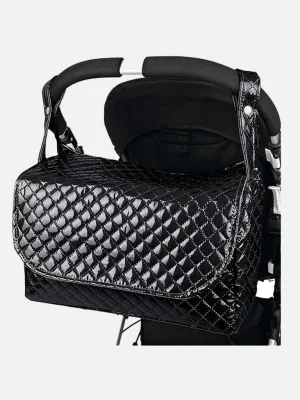 Baby Quilted Changing Bag - Black