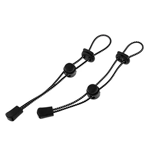 Baoblaze 2pcs/set Securing Fixing Hiking Stick Walking Pole Elastic Cord for Mountaineering