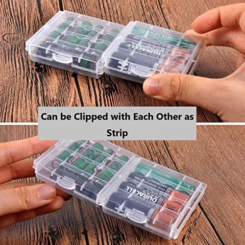 Battery Container for AAA/AA (4 PCS)  Cute Metal Pill Organizer Travel Friendly Compact Pill Box Pill Case to Hold Vitamins/Tylenol/Fish Oil/Meds/Tablet for Purse/Pocket(Happy Pills)