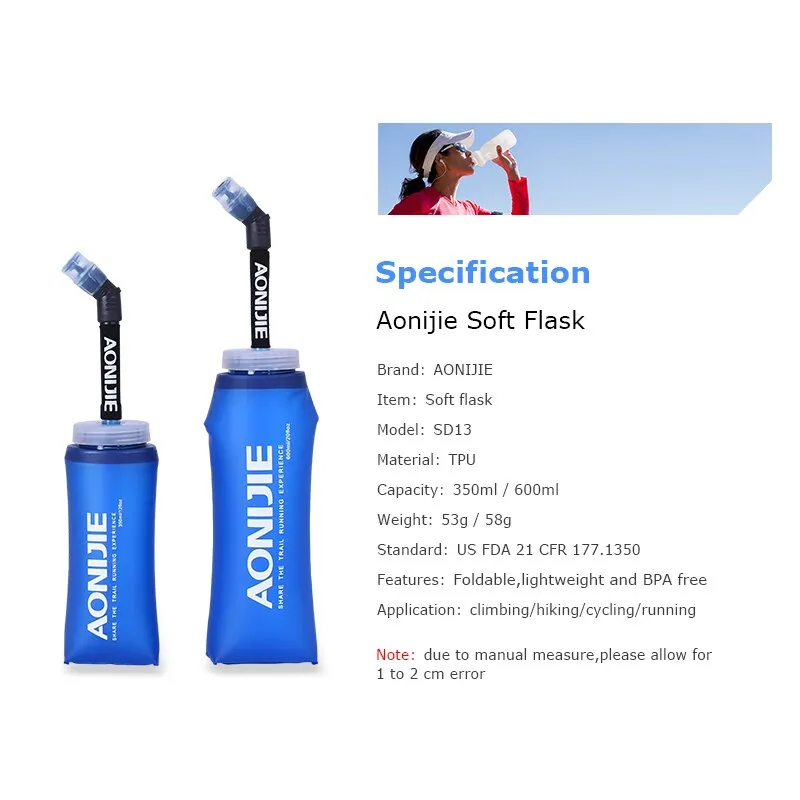 Collapsible Soft Water Bottle