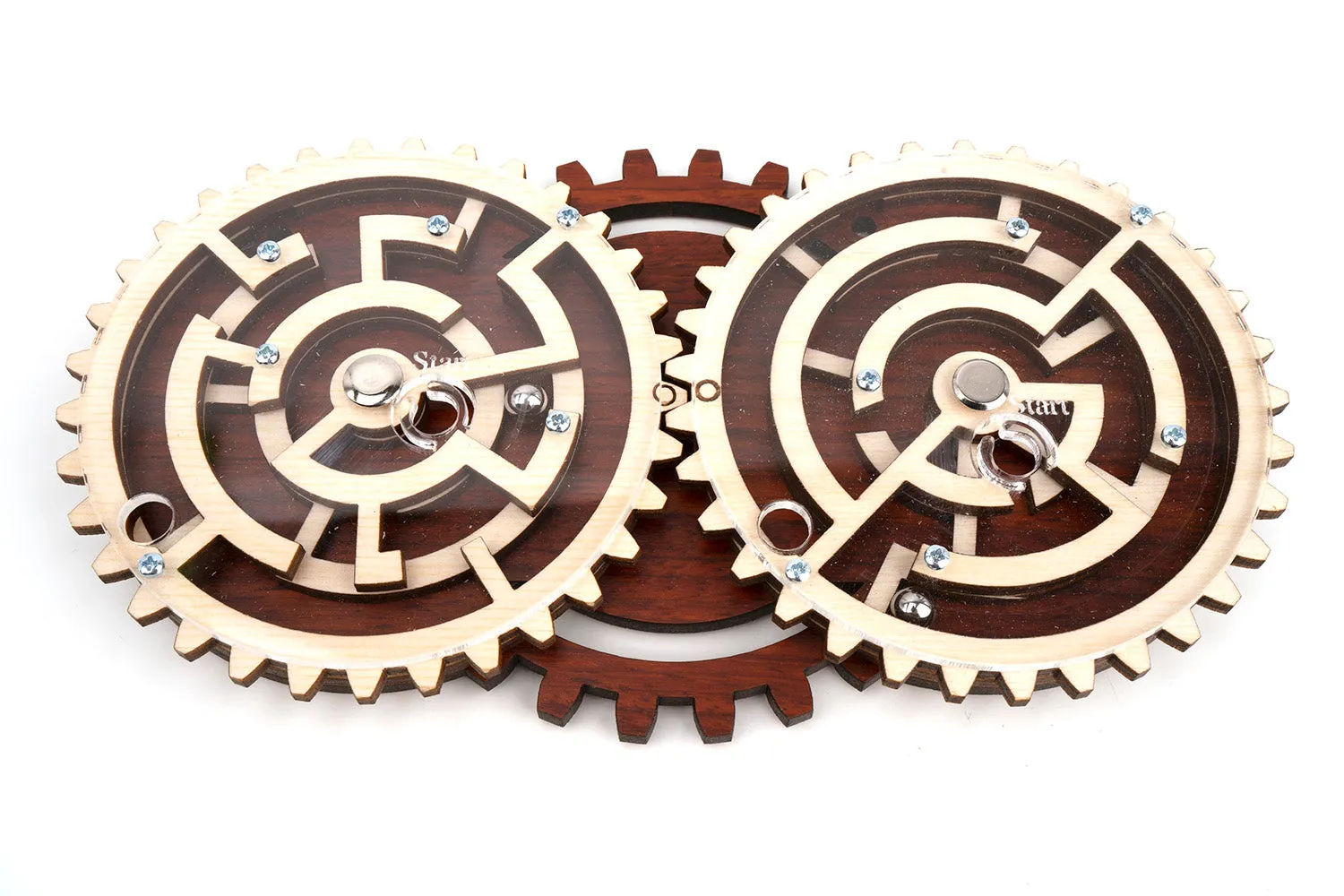 Double Gear Maze Puzzle - Escape Room Puzzle Maze