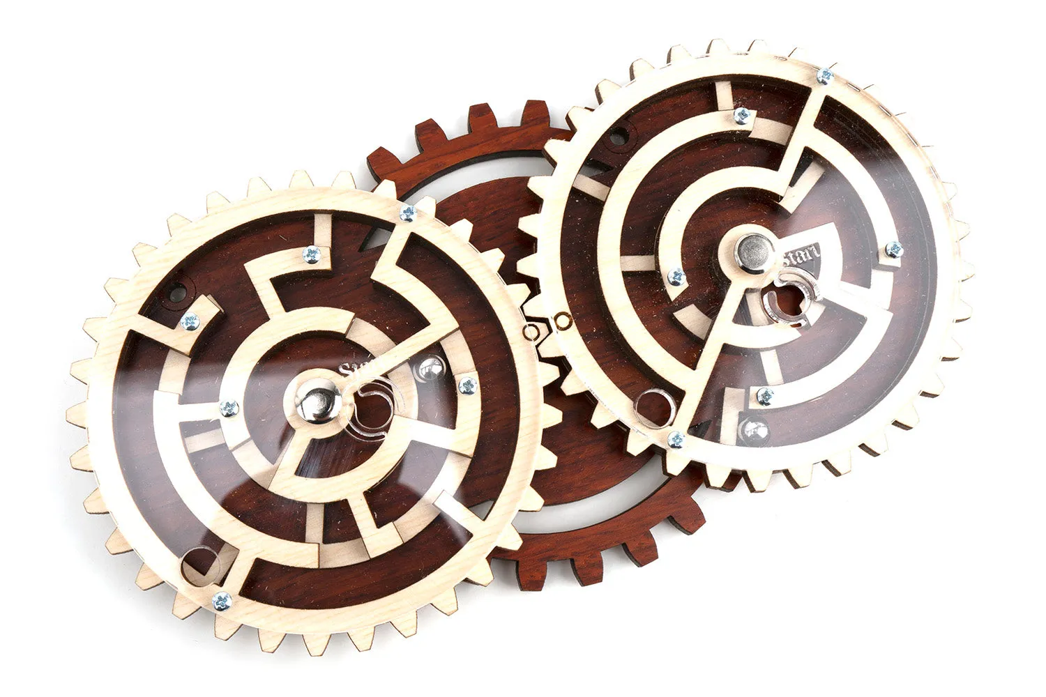 Double Gear Maze Puzzle - Escape Room Puzzle Maze
