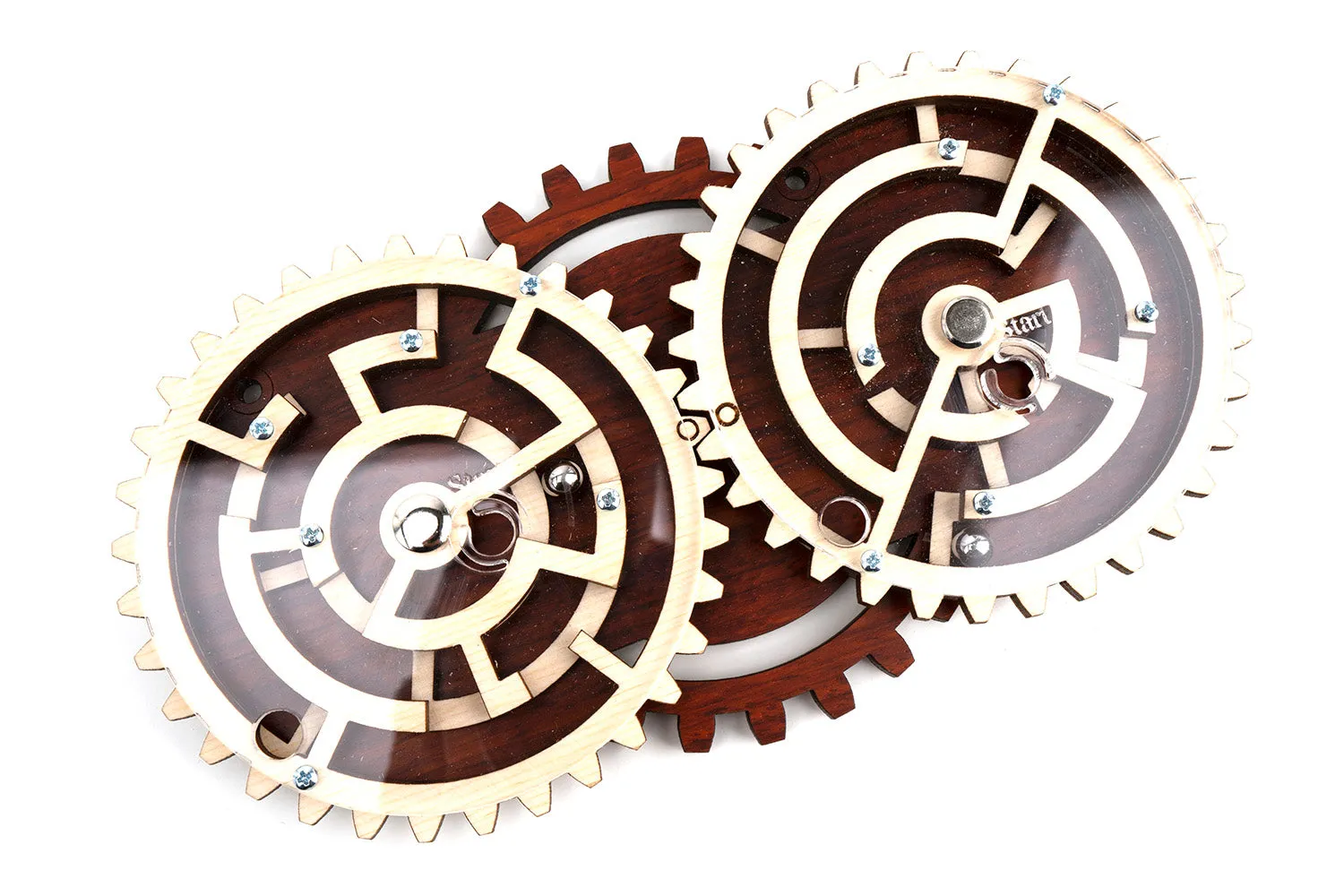 Double Gear Maze Puzzle - Escape Room Puzzle Maze