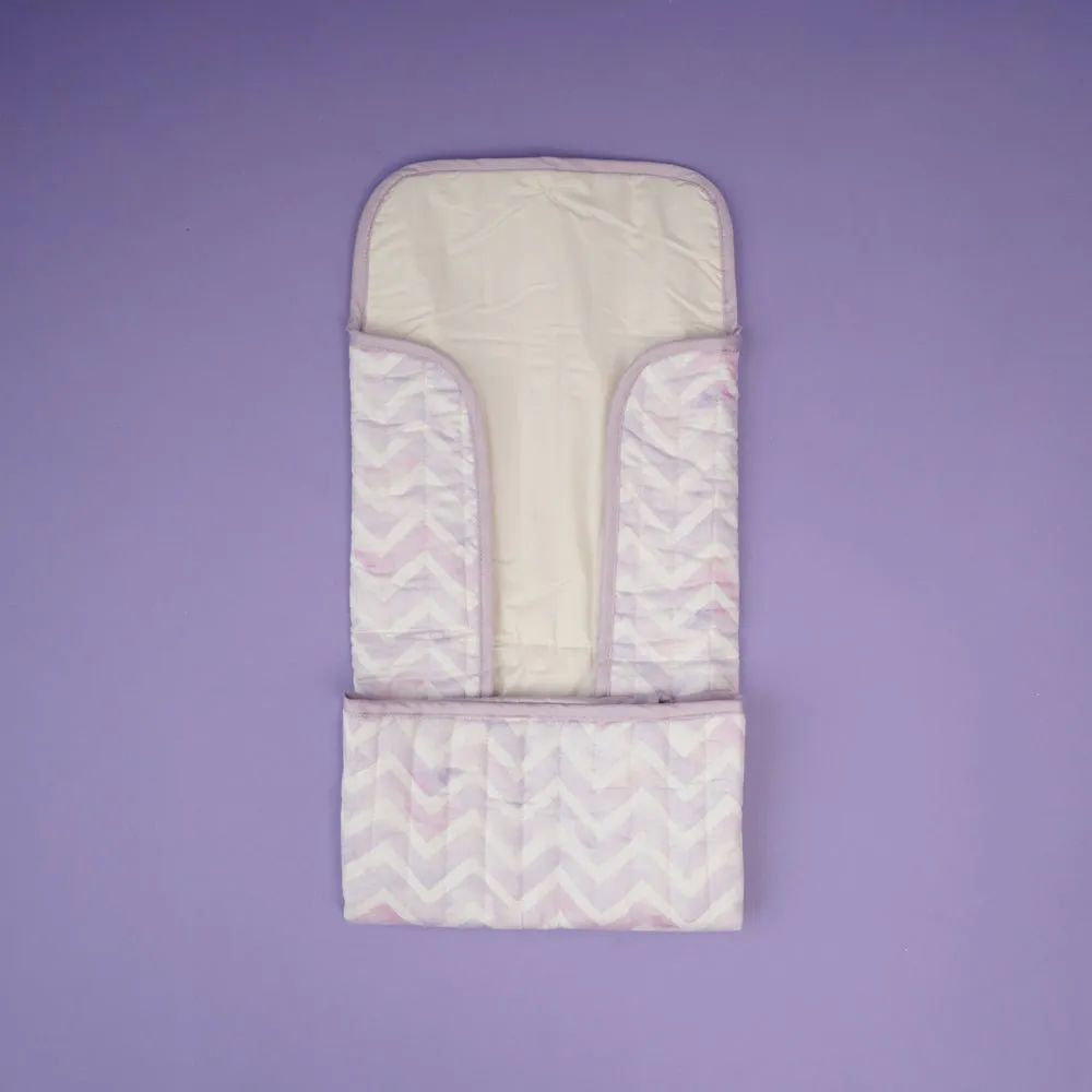 Fancy Fluff Organic Cotton On-The-Go Changing Mat- Pixie Dust