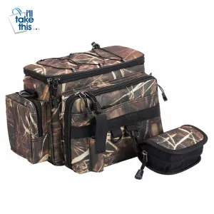Fishing Bags - Nylon Multifunctional with Waist Shoulder Strap   BONUS Lure/Tackle Bag
