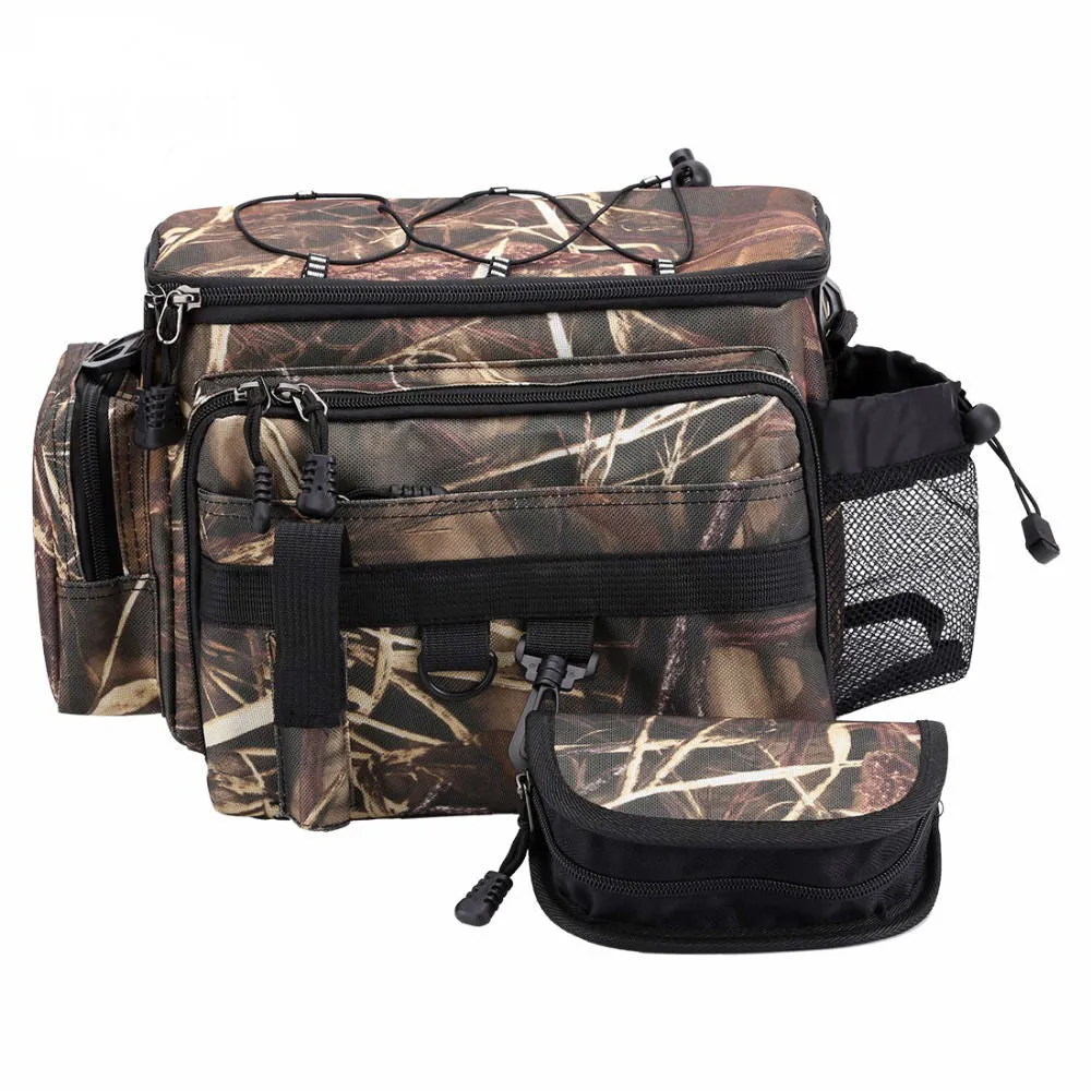 Fishing Bags - Nylon Multifunctional with Waist Shoulder Strap   BONUS Lure/Tackle Bag