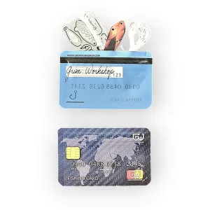 Fishing Stash Card: Credit Card Size Waterproof Fishing Pouch