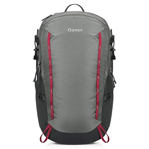 Gonex 40L Hiking Backpack, Wear-Resistant Daypack for Camping, Travel, Climbing, and Rain Cover
