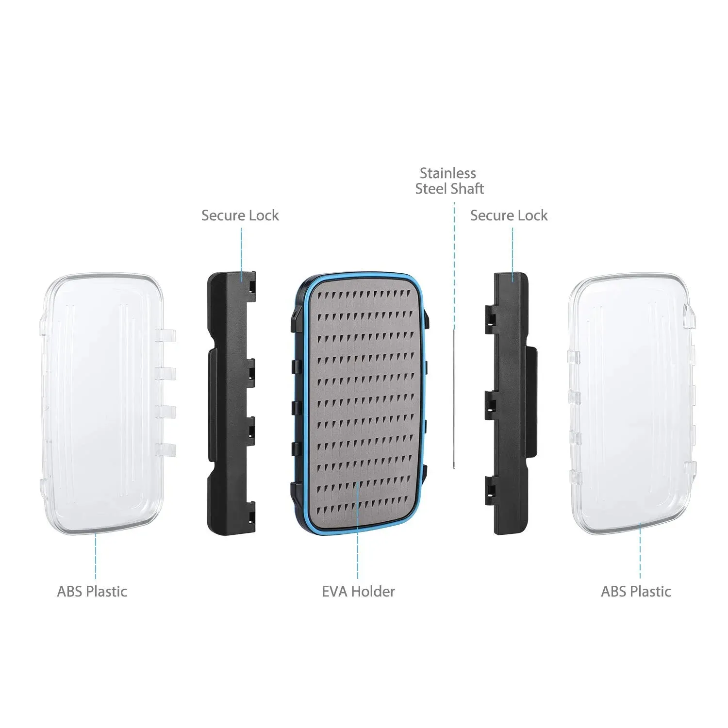 Gonex Fly Fishing Box with 304 Slots