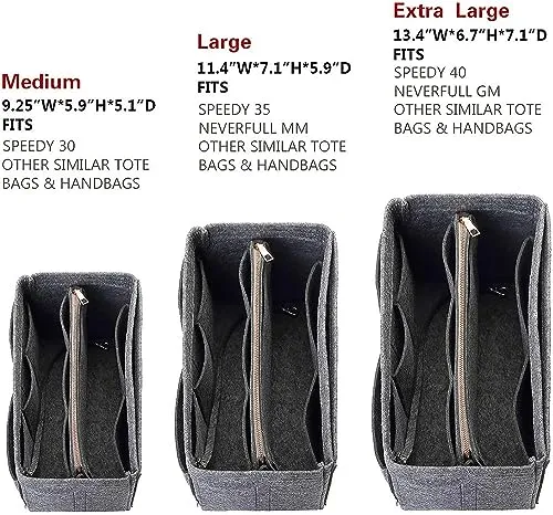 GREENSHEEP Purse Organizer Insert for Handbags,