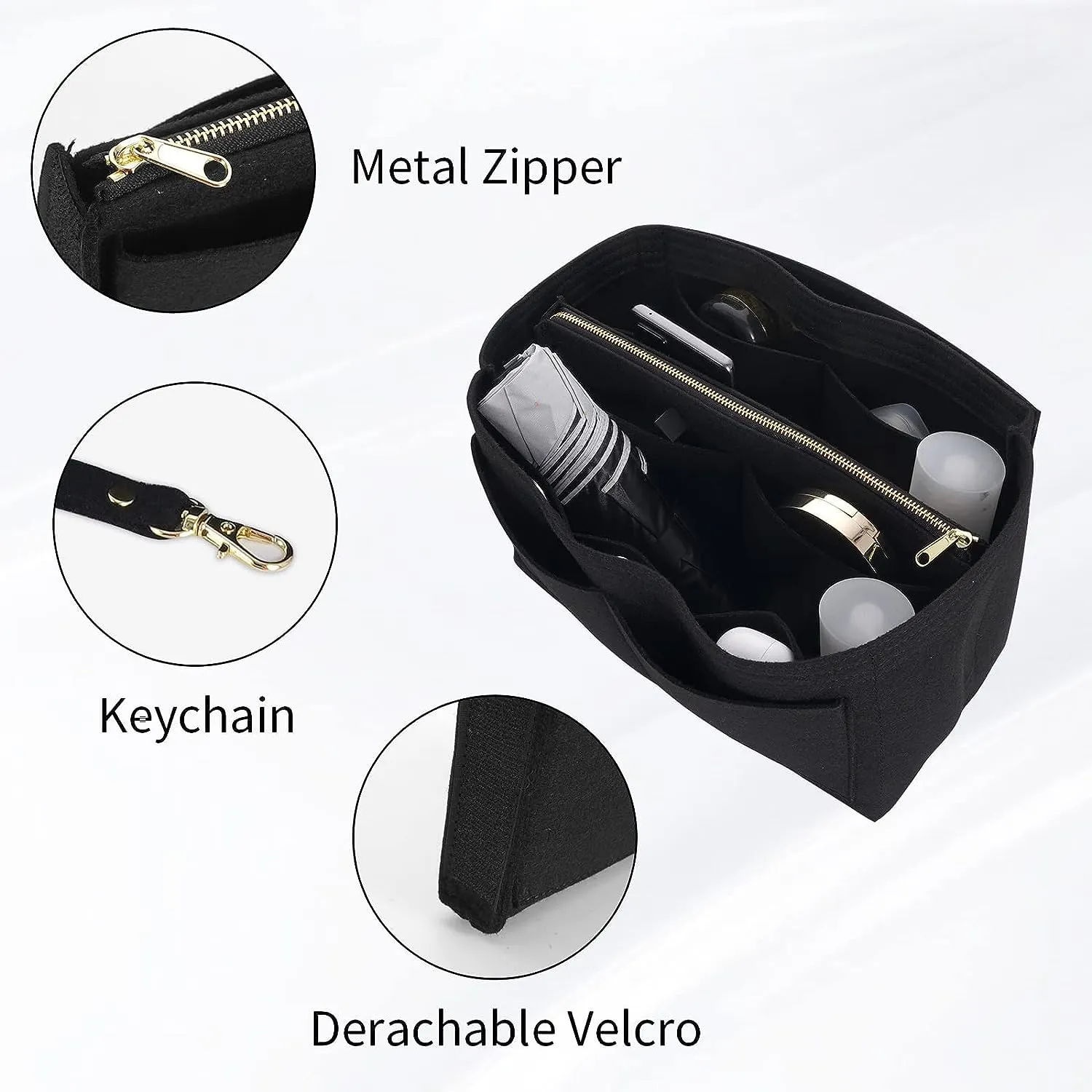 GREENSHEEP Purse Organizer Insert for Handbags,