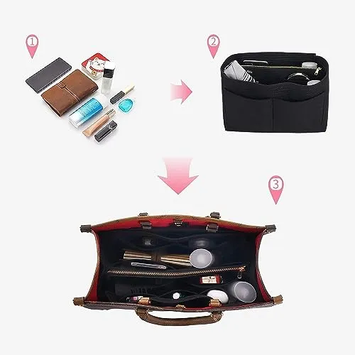 GREENSHEEP Purse Organizer Insert for Handbags,