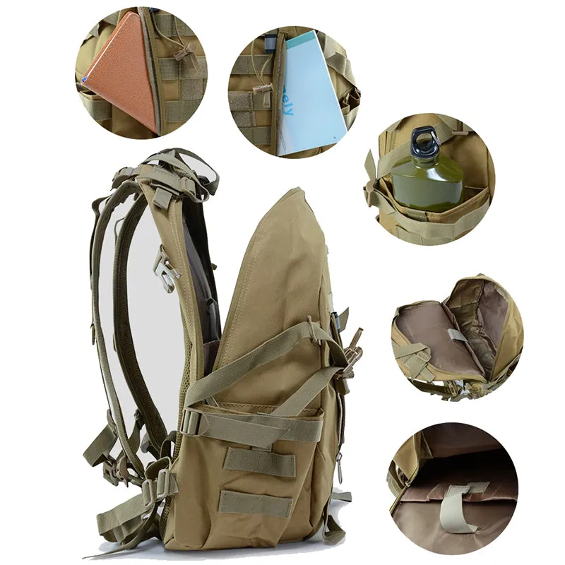 Military Backpack Tactical Molle Rucksack Tactical Laptop Army 3 Day Bug Out Bag Assault Pack Molle Travel