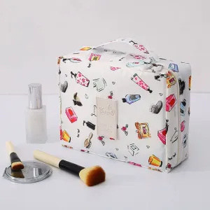 Multi-Pocket Printed Outdoor Travel Cosmetic Organizer Bag