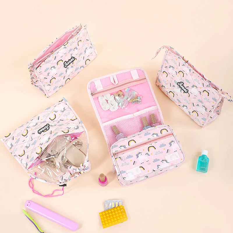 Multi Use Pouch Set- 4 Piece Set - Unicorn