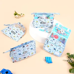 Multi Use Pouch Set- 4 Piece Set - Vehicles