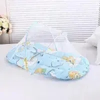 Portable Bionic Travel Crib with Pressure-Resistant Folding Design for Newborns