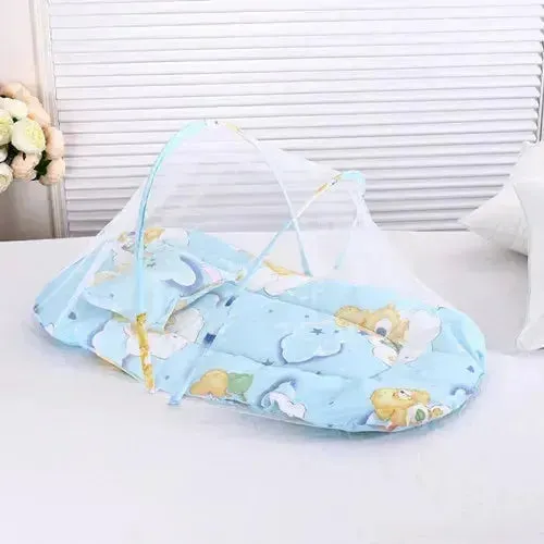 Portable Bionic Travel Crib with Pressure-Resistant Folding Design for Newborns