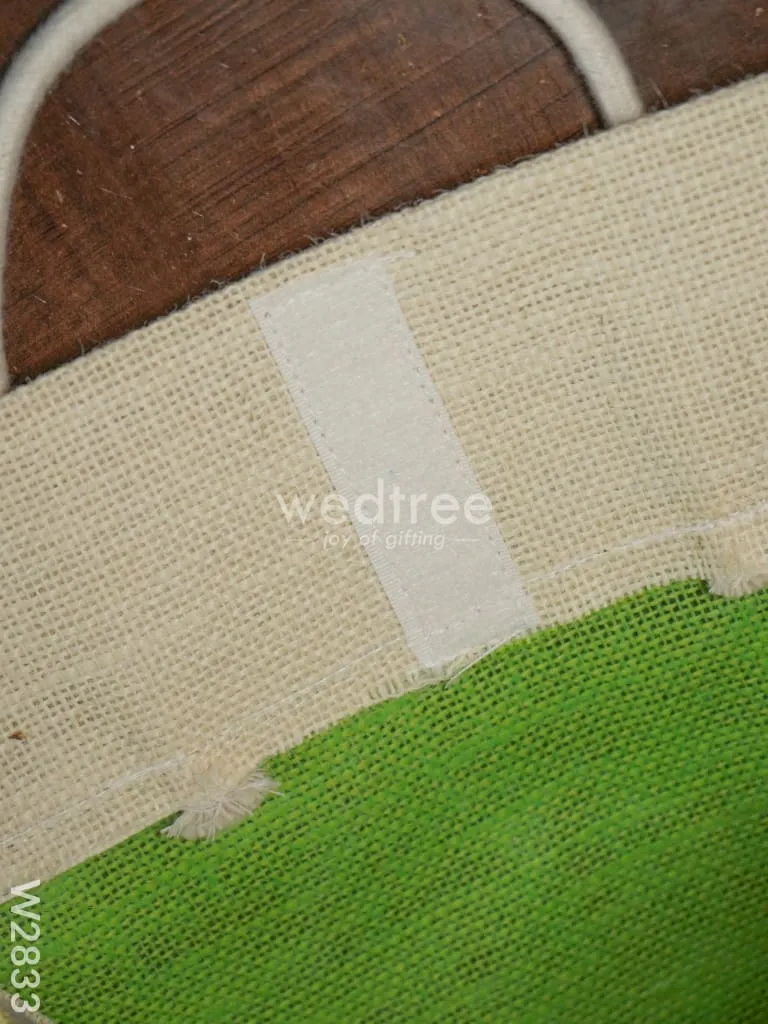 Raw Silk Jute Lunch Bag - W2833