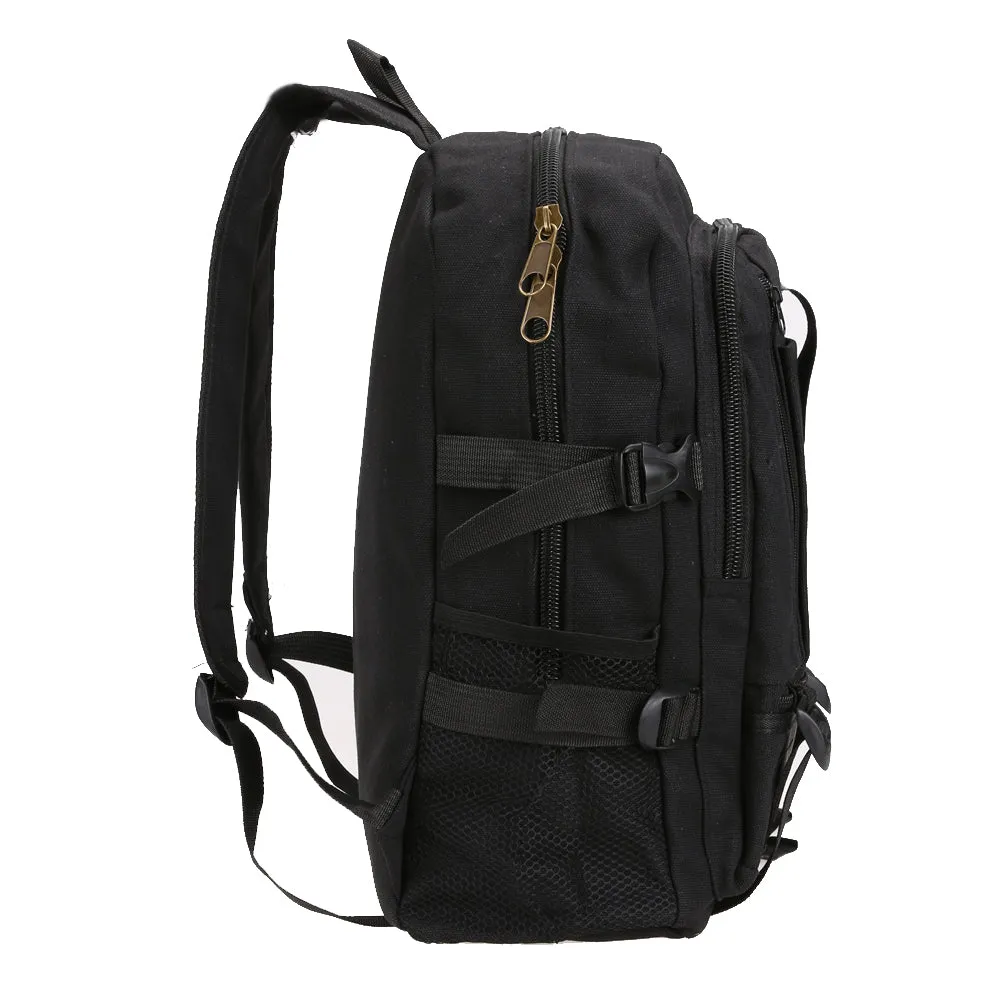 Sidiou Group Adjustable Padded  Backpack Canvas Outdoor Travel Rucksack Mountain Hiking Backpack