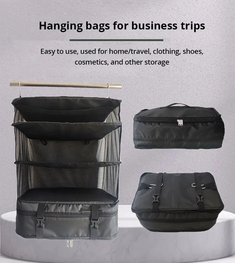 Travel Hanging Shelves Suitcase Bag