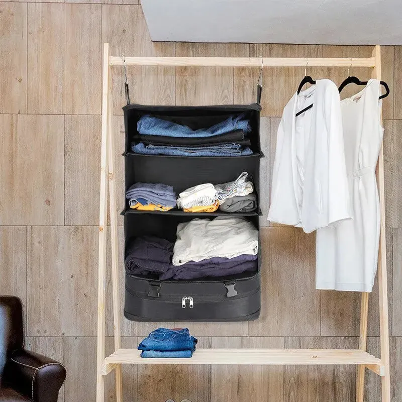 Travel Hanging Shelves Suitcase Bag