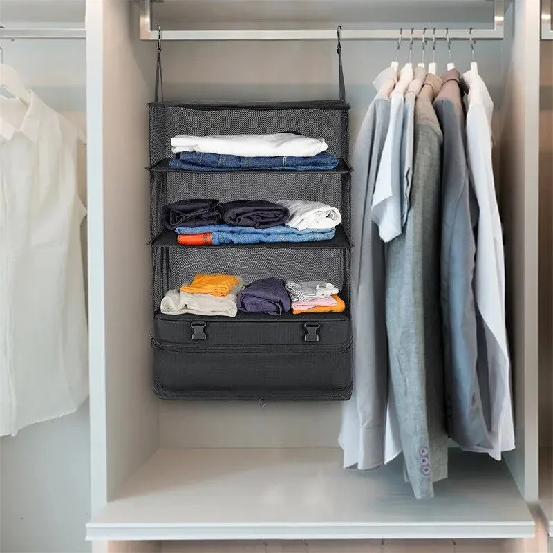 Travel Hanging Shelves Suitcase Bag