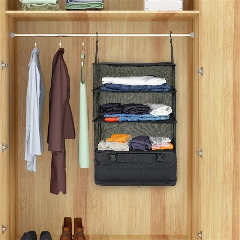 Travel Hanging Shelves Suitcase Bag