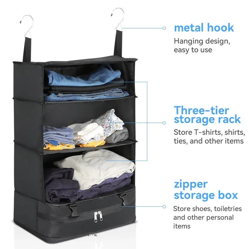 Travel Hanging Shelves Suitcase Bag