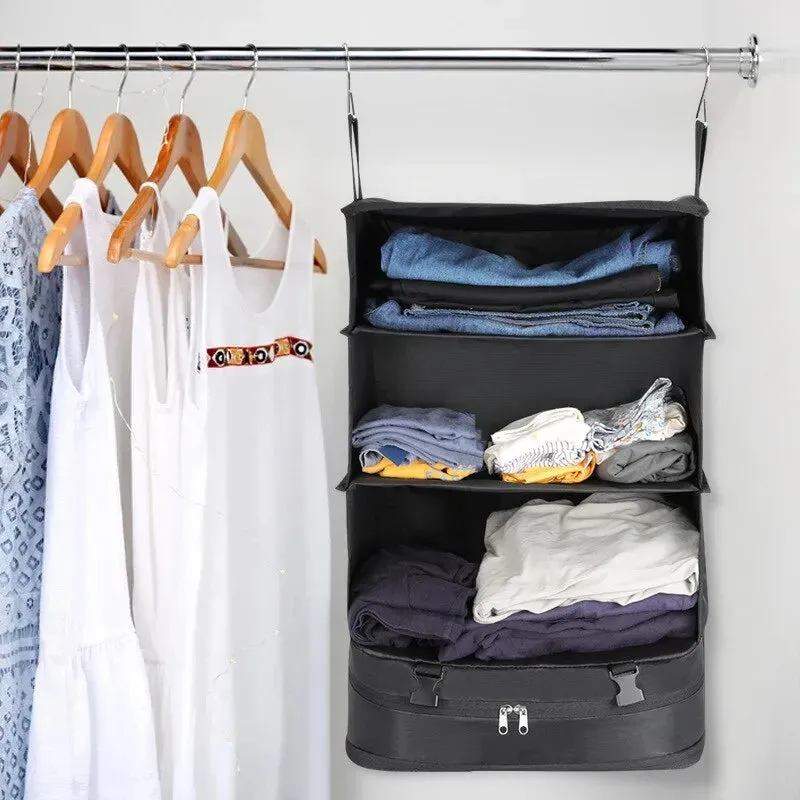 Travel Hanging Shelves Suitcase Bag
