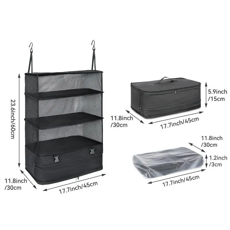Travel Hanging Shelves Suitcase Bag