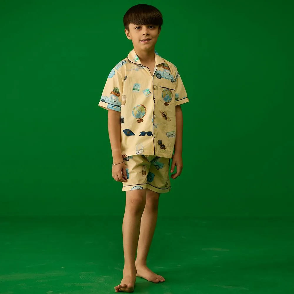 Travel Shorts Set For Kids