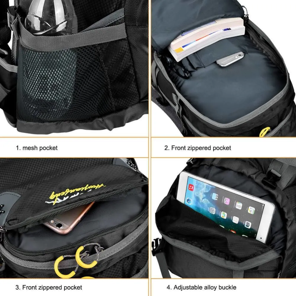 Vbiger Lightweight 40L Outdoor Splash-proof Nylon Backpack Travel Daypack Men & Women Hiking/Mountain Rucksack